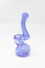 Hookah Water Pipe 4" Lavender Glass Bubbler Tobacco Bong Fast Shipping