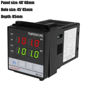 MC101 Doble Digital PID Controlador de Temperatura Termostato Termopar Térmico - Imagen 1 de 9