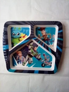 Zak Designs Toy Story Melamine plate 3 dividers Kids Dinnerware - Picture 1 of 8