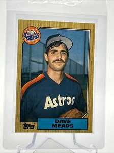 1987 Topps Traded TIFFANY Dave Meads Baseball Card #77T Mint FREE SHIPPING - Picture 1 of 3