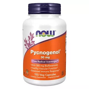 NOW FODS Pycnogenol 30 mg 150 pflanzliche Kapseln - Bild 1 von 10