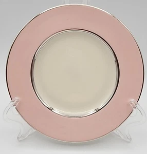 Vintage MCM Castleton (USA) Shell Pink Bread Appetizer Plate - Picture 1 of 2