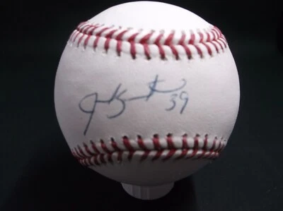 Certificado de autenticidade de beisebol Jarrod Saltalamacchia assinado por Rob Manfred ROMLB - Imagem 1 de 2