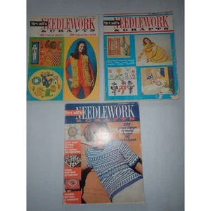 Vintage McCall's Needlework & Crafts Magazines Lot of 3 1970 1971 1975 - Picture 1 of 6