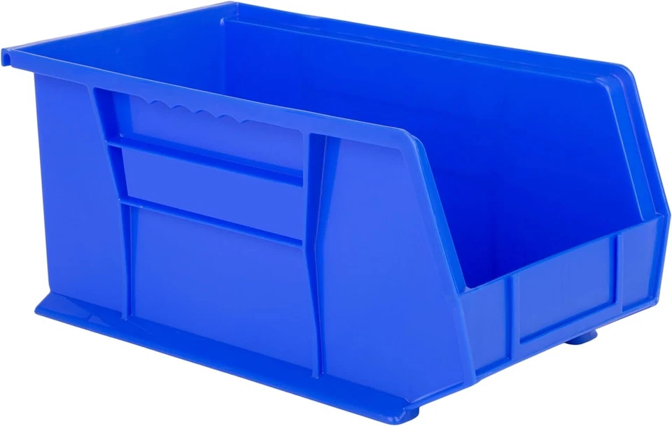 Hudson Exchange 15" x 8" x 7" Plastic Stackable Storage and Hanging Bin