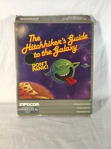 De colección Hitchhiker's Guide to the Galaxy Commodore 64 Don't Panic SOLO EN CAJA - Imagen 1 de 16