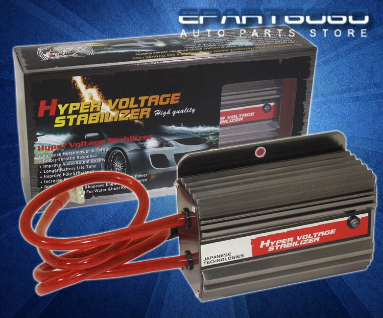 Gunmetal Hyper Volt Engine Battery Voltage Stabilizer Ecu System Set For Honda - Image 1 of 1