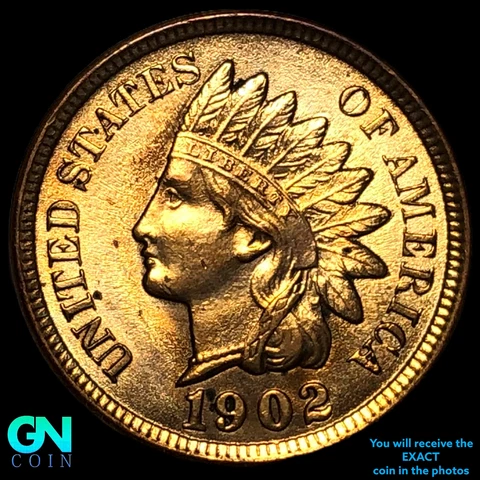 1902 Indian Head Cent Penny  #E7335 Cover