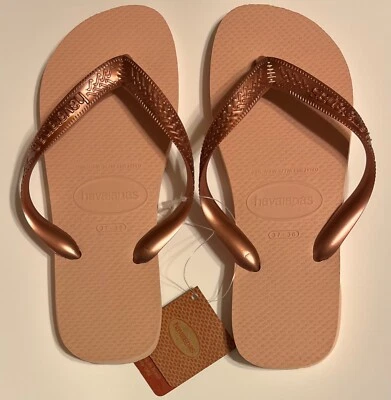 Sandalias Chanclas Havaianas Top Fc Unisex - Rosa Ballet - Talla EE. UU. 7/8W 6/7M Foto 1 de 3