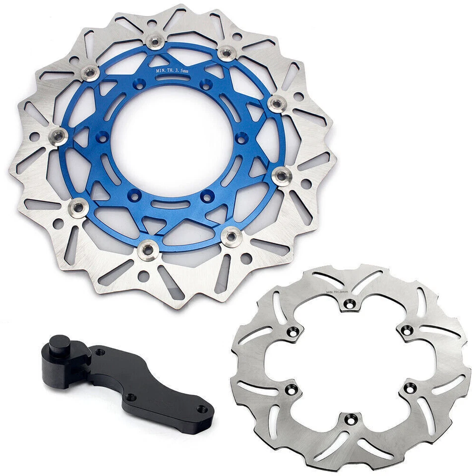 Adaptador de rotor de disco de freno delantero trasero DRZ400SM 15-19 para Suzuki 320 mm DR-Z 400 SM Foto 1 de 4