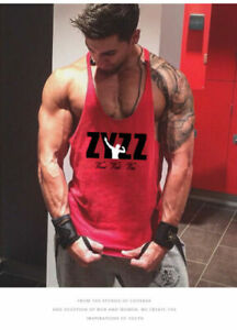 Zyzz Gym Tank Men Singlet Muscle Stringer Top Shirt Bodybuilding Tops Vest