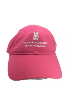 Cappello Berretto The Ritz Carlton Key Biscayne Adulto Rosa Miami Florida Nuovo con etichette - Foto 1 di 9