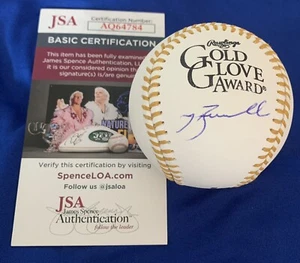 JEFF BAGWELL HOUSTON ASTROS SIGNED GOLD GLOVE OMLB BASEBALL JSA COA AUTO HOF - Picture 1 of 4