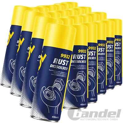 24x 450ml MANNOL RUST DISSOLVER 9932 ROSTLÖSER KRIECHÖL ROSTLÖSERSPRAY SPRAY - Bild 1 von 2