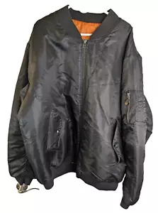Jordon Craig, Giacca da Volo Uomo, Nera, Reversibile, Taglia 4XL - Foto 1 di 5
