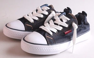 NEU Levi's Denim blau Mädchen Stan G Canvas Turnschuhe Fitnessschuhe neu wo Box 1091100 - Bild 1 von 8