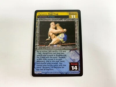 Dynamic Bear Hug No Way Out Raw Deal Card 37/172 WWF WWE - Image 1 of 2