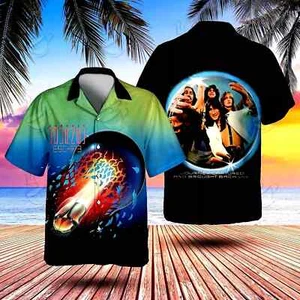 Escape Rock Band Journey All Over Print Hawaiian Shirt, S-5XL Size, Music Lovers - Picture 1 of 2