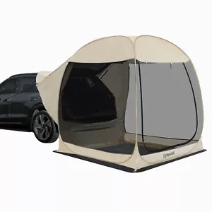 2-IN-1 Pop Up Screen House SUV Tent Outdoor Camping Shelter Car Mesh Portable - Picture 1 of 8