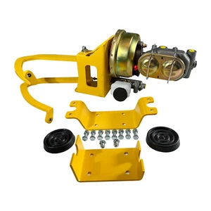 Conjunto de cilindro maestro de pedal de embrague de refuerzo de freno eléctrico universal Street Rod - Imagen 1 de 5