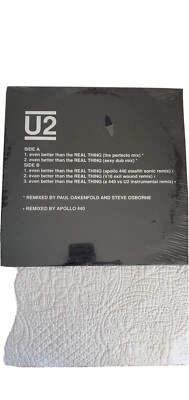 U2 - Even Better Than The Real Thing on 12" Vinyl record 5 remixes 1992 Island - Image 1 of 4