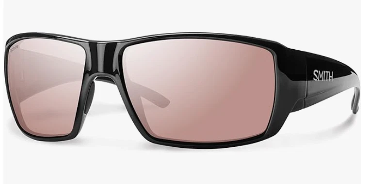全新 Smith Guides Choice 太阳镜-黑色-Polarchromic Ignitor 玻璃镜片 — 第 1/1 张图片