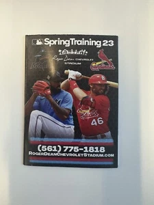 2023 - Roger Dean Stadium - Spring Training Pocket Schedule - Picture 1 of 2