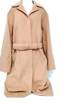 Gabardina midi Lanvin para mujer lana camel cachemir talla 44/10 EE. UU. Foto 1 de 4