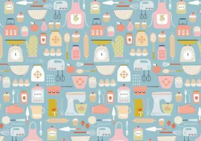 Hobbies Baking by Dashwood Studio 100% Cotton Fabric Fat Quarter