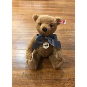 Steiff Collector Little Boy Blue Bear alpaca plush - German, NWT - Picture 1 of 5