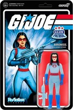 NEW SEALED 2022 Super7 G.I. Joe Baroness Glow Patrol Reaction Figure