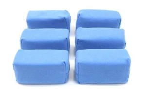 6 PACK Microfiber Suede Coating Applicator 3.5" x 2.5" x 1.5" - Picture 1 of 2