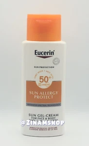 Eucerin Sun Allergy Protect Cream - Gel SPF50+ 150ml Exp 09/2025 New Package - Picture 1 of 2