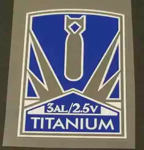 Airbourne Titanium decal - Picture 1 of 1