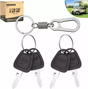 Paquete de 4 llaves de carro de golf 10L0L para Club Car DS 1982-Up, Club Car Precedent 2004-Up, - Imagen 1 de 2