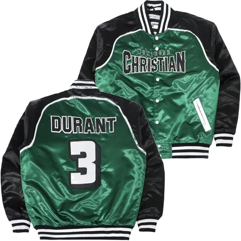 Kevin Durant Headgear Classics St. Montrose Christian High School Satin Jacket Cover