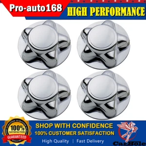 Pack Of 4 Chrome Hub Wheel Center Cap For 1997-2003 Ford F150 Fit Steel Rim ONLY - Picture 1 of 15