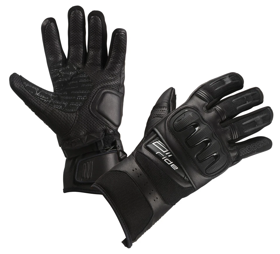 Modeka Air Ride ll Sommer Motorradhandschuhe Gr. 8 - schwarz/schwarz - Bild 1 von 1