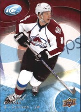 2009-10 Upper Deck Ice Colorado Avalanche Hockey Card #99 Wojtek Wolski