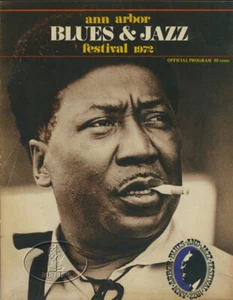 ANN ARBOR BLUES & JAZZ FESTIVAL 1972 CONCERT PROGRAM Miles Davis Muddy Waters - Picture 1 of 1