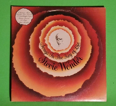 Stevie Wonder- Songs In The Key Of Life Vinyl Record Album 1976 2 LP +Booklet+7" - Image 1 of 4
