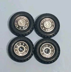 Vintage 1985 Kenner MASK M.A.S.K. Rhino PARTS Set Of 4 Wheels And Tires  - Picture 1 of 4