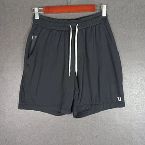 Vuori Herrenshorts klein Ponto Kordelzug Komfort Reißverschlusstaschen 7" Schrittlänge grau - Bild 1 von 8