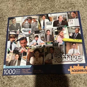 The Office Cast Collage 1000 Stück Puzzle Wassermann 20" x 28" einfache Rahmung - Bild 1 von 6