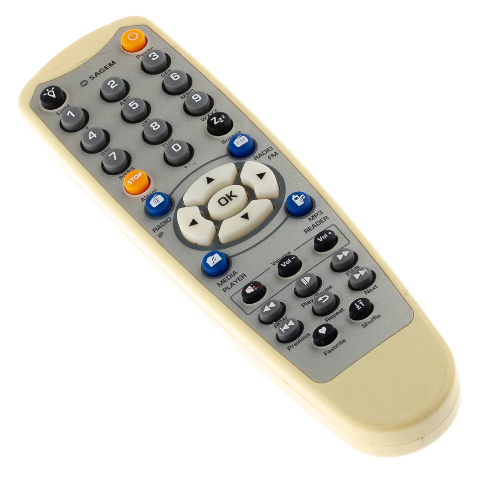 Originale Sagem Telecomando per My Dual Radio WLAN 700 - Radio Internet/Testato - Immagine 1 di 1