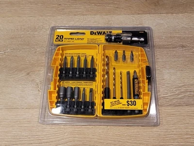 Juego de brocas de destornillador carga rápida estaño 20 piezas DW2503 Foto 1 de 4