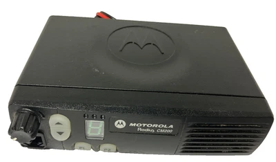 Motorola Radius CM200 Mobile Two-Way Radio UHF Transceiver with Power Cable - Image 1 of 4