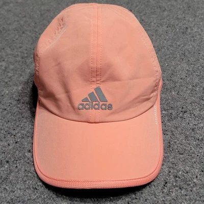 Adidas Hat Cap Womens Coral Superlite 2 Train Run Performance Adjustable Comfort - Image 1 of 4