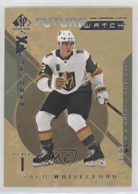 2018-19 SP Authentic Spectrum FX Bounty Gold /50 Zach Whitecloud #S-70 Rookie RC - Image 1 of 2