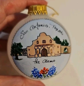 The Alamo Christmas Ornament 1994 Personalized Frosted - Picture 1 of 6
